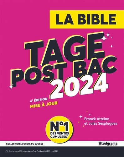 La bible TAGE post bac  Edition 2024