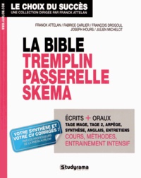 Franck Attelan et Fabrice Carlier - La bible Tremplin Passerelle Skema - Réussir les concours d'entrée des grandes écoles accessibles à Bac +2, Bac +3 et plus.