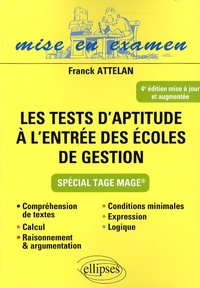 Les tests daptitude à lentrée des écoles de gestion - Spécial Tage Mage.pdf