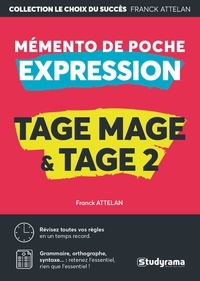 Franck Attelan - Mémento de poche expression Tage Mage & Tage Mage 2.