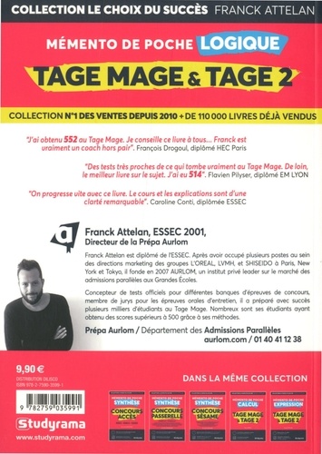 Mémento de poche Logique Tage Mage & Tage Mage 2