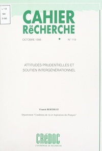 Franck Berthuit et Georges Hatchuel - Attitudes prudentielles et soutien intergénérationnel.