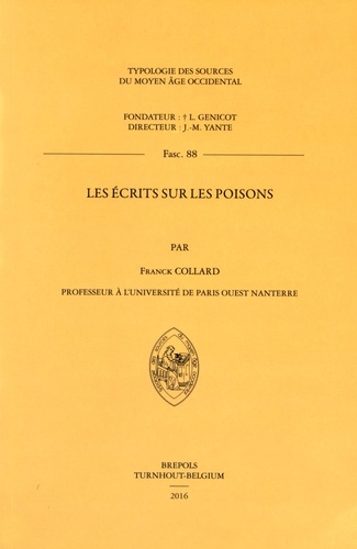 Franck Collard - Les écrits sur les poisons.