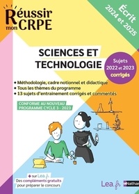 Franck Douët et Dominique Lagraula - Sciences et technologie - Ecrit 2024 et 2025.