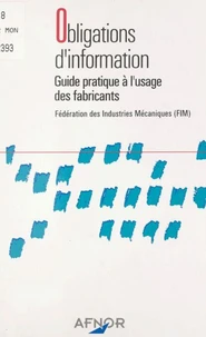 Obligations d'information