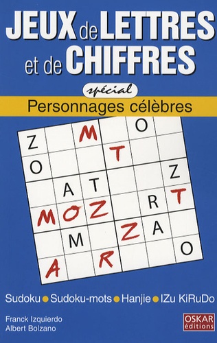 Franck Izquierdo et Albert Bolzano - Jeux de lettres et de chiffres - Tome 2, Personnages célèbres.