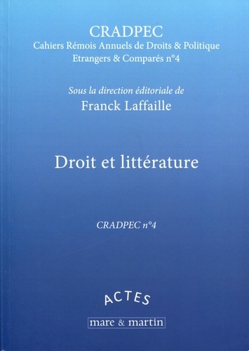 Franck Laffaille - Droit et littérature.