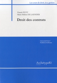 Franck Petit et Marie-Hélène De Laender - Droit des contrats 2014-2015.