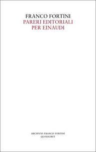Pareri editoriali per Einaudi