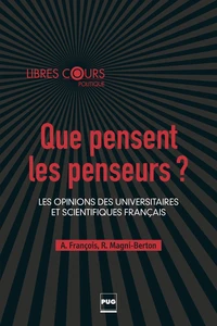 Que pensent les penseurs ?