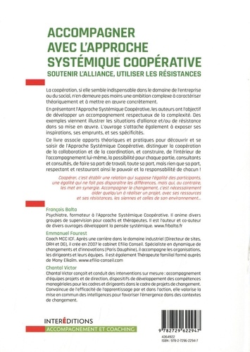 Accompagner avec l'approche systémique coopérative. Soutenir l'alliance, utiliser les résistances
