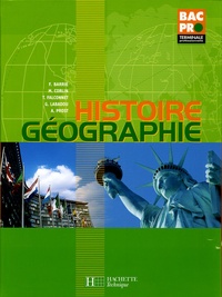 François Barrié et Michel Corlin - Histoire-Géographie Bac Pro Tle professionnelle.