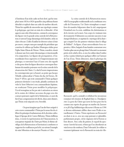 La résurrection du christ dans l'art orient-occident