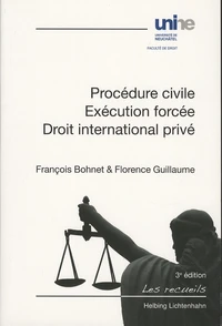 Procédure civile, exécution forcée, droit international privé