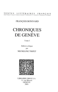 Chroniques de Genève.