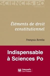 François Borella - Eléments de droit constitutionnel.