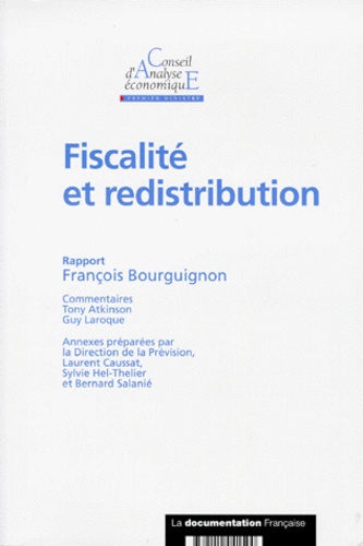 François Bourguignon - Fiscalité et redistribution.