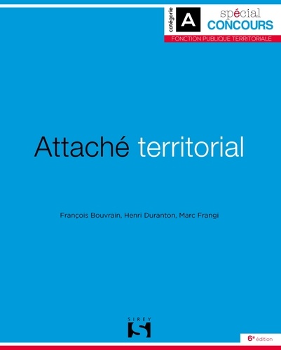 Attaché territorial. Catégorie A  Edition 2018