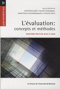L'évaluation : concepts et méthodes