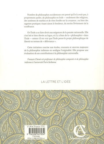 La philosophie indienne. La contribution d'un continent à la vie de l'esprit