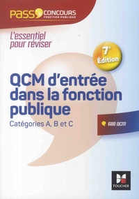 François Chevalier et Thierry Marquetty - QCM d'entrée dans la fonction publique - Catégorie A, B et C.