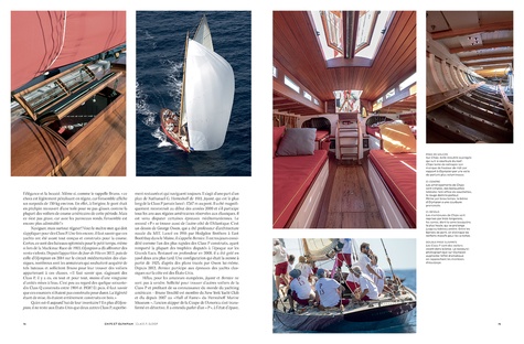 Yachts classiques. Avec une photographie imprimée grand format