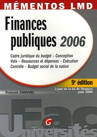 François Chouvel - Finances publiques 2006.