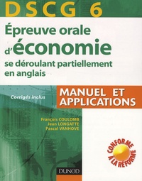 François Coulomb et Jean Longatte - Epreuve orale d'économie se déroulant partiellement en anglais - DSCG 6.