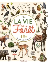 François Couplan et Xavier Japiot - La vie de la Forêt - 70 espèces à découvrir !.