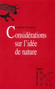 Considérations sur l'idée de nature