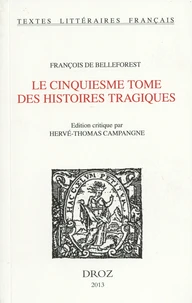 Le cinquiesme tome des histoires tragiques