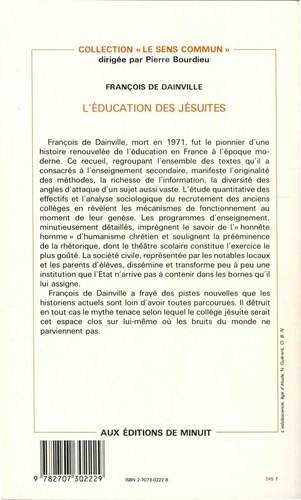 L'éducation des jésuites (XVIe-XVIIIe siècles)