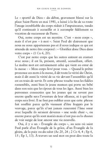 Un corps pour se donner. Aimer en vérité selon saint Jean-Paul II