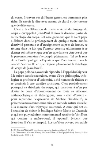 Un corps pour se donner. Aimer en vérité selon saint Jean-Paul II