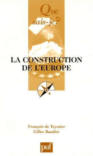 La construction de l'Europe 4e édition - Occasion