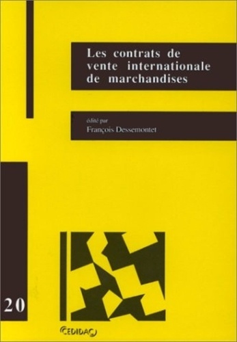 François Dessemontet - Les Contrats De Vente De Marchandises..