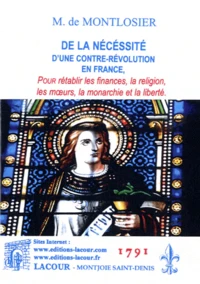 De la nécessité d'une contre-révolution en France