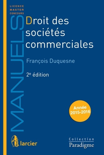 Droit des sociétés commerciales 2e édition