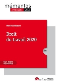 Livre complet pdf téléchargement gratuit Droit du travail  en francais 9782297074230 par François Duquesne