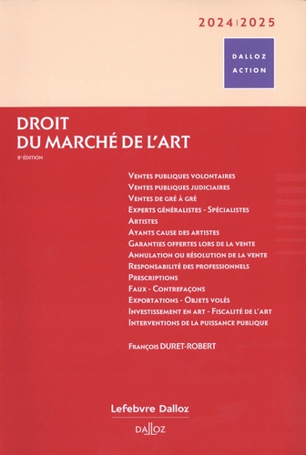 Droit du marché de l'art  Edition 2024-2025