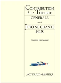 Contribution à la théorie générale