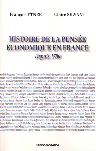 Histoire de la pensée économique en France. Depuis 1789