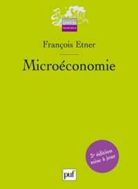 François Etner - Microéconomie.