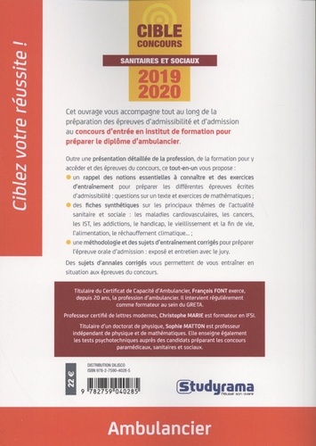 Ambulancier  Edition 2019-2020