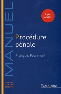 François Fourment - Procédure pénale 2011-2012.