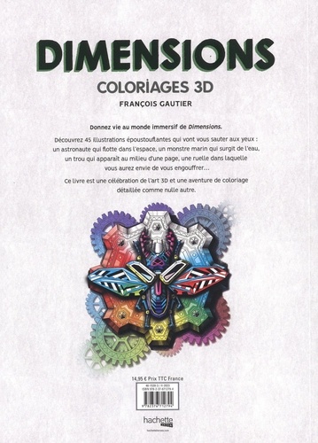 Dimensions. Coloriages 3D