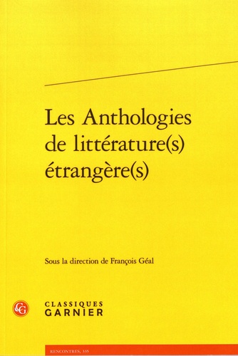 Les anthologies de littérature(s) étrangère(s)