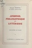 François Hertel - Journal philosophique et littéraire.