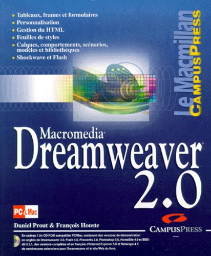 François Houste et Daniel Prout - Macromedia Dreamweaver. Avec Cd-Rom.