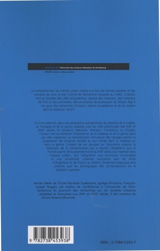 Les élites et les villes moyennes en France et en Angleterre (XVIIe-XVIIIe siècles)